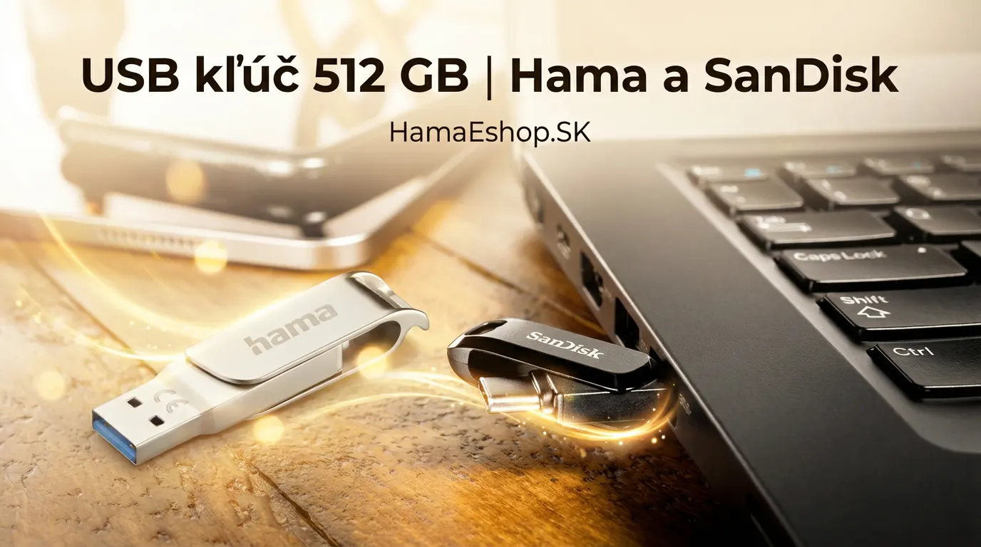 USB kľúč 512 GB - Hama a SanDisk